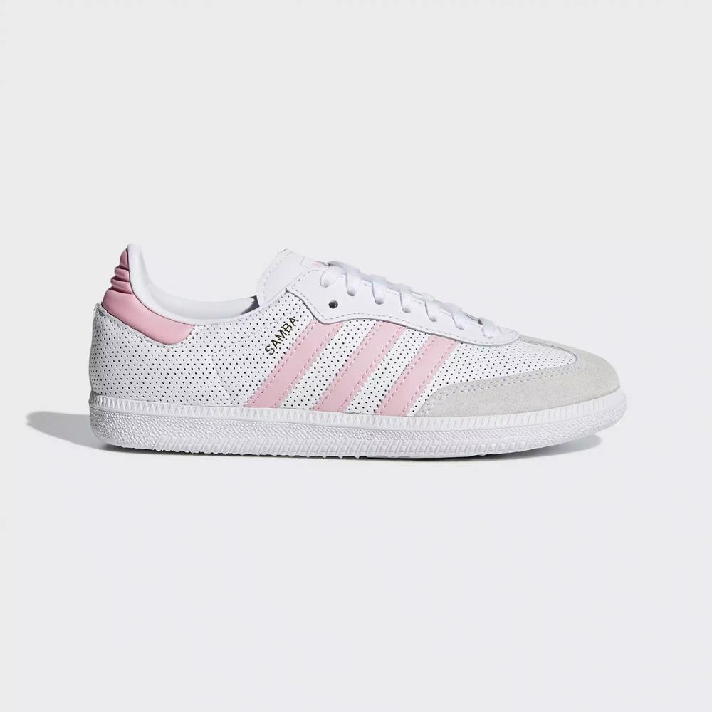 Adidas Samba OG Tenis Blancos Para Niña (MX-13315)